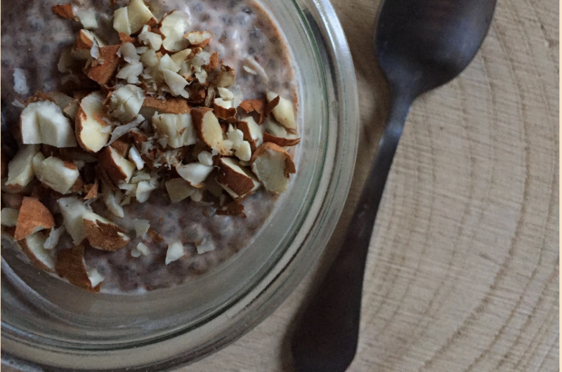 Pudding de chia au cacao