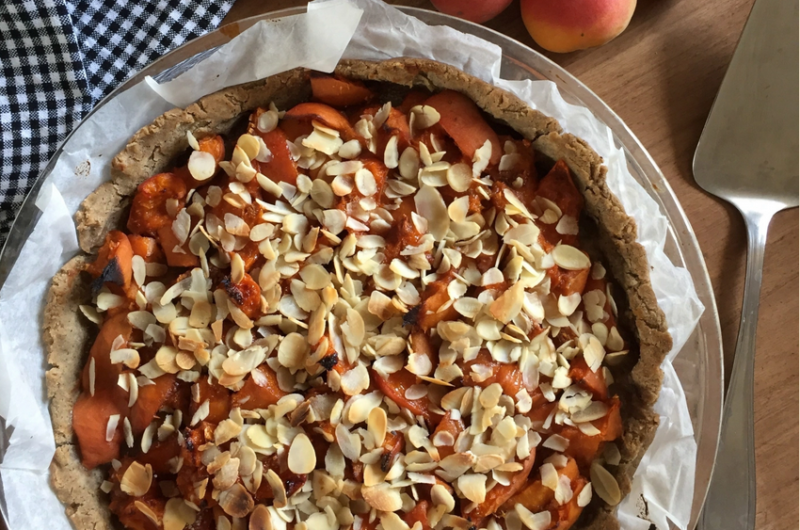 Tarte abricots / amandes