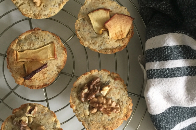 Muffins aux pommes paléo-vegan