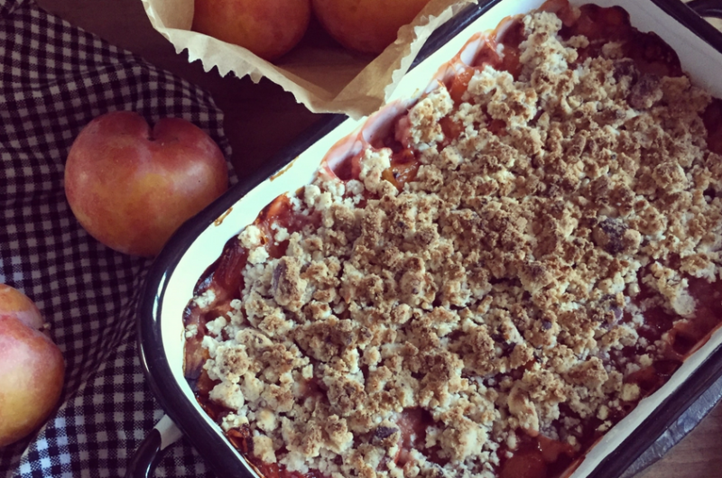 Crumble aux prunes