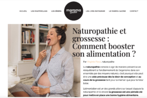 Article webzine mammasterclass