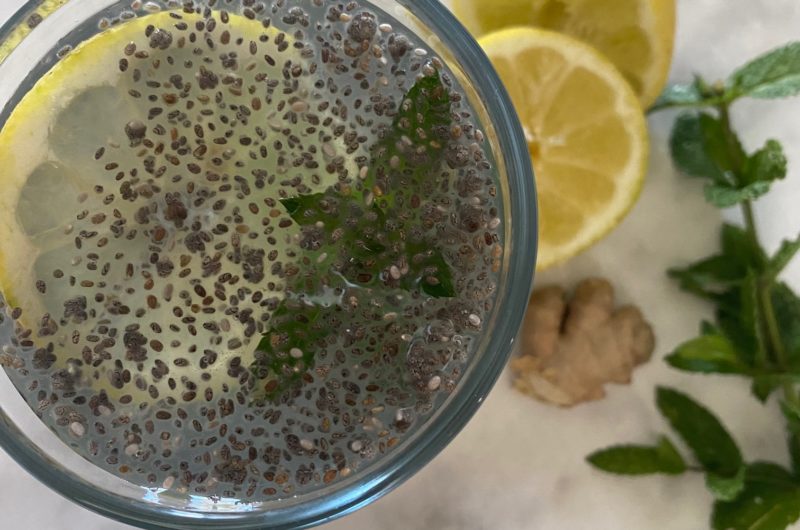 Eau de chia 🍋🌿